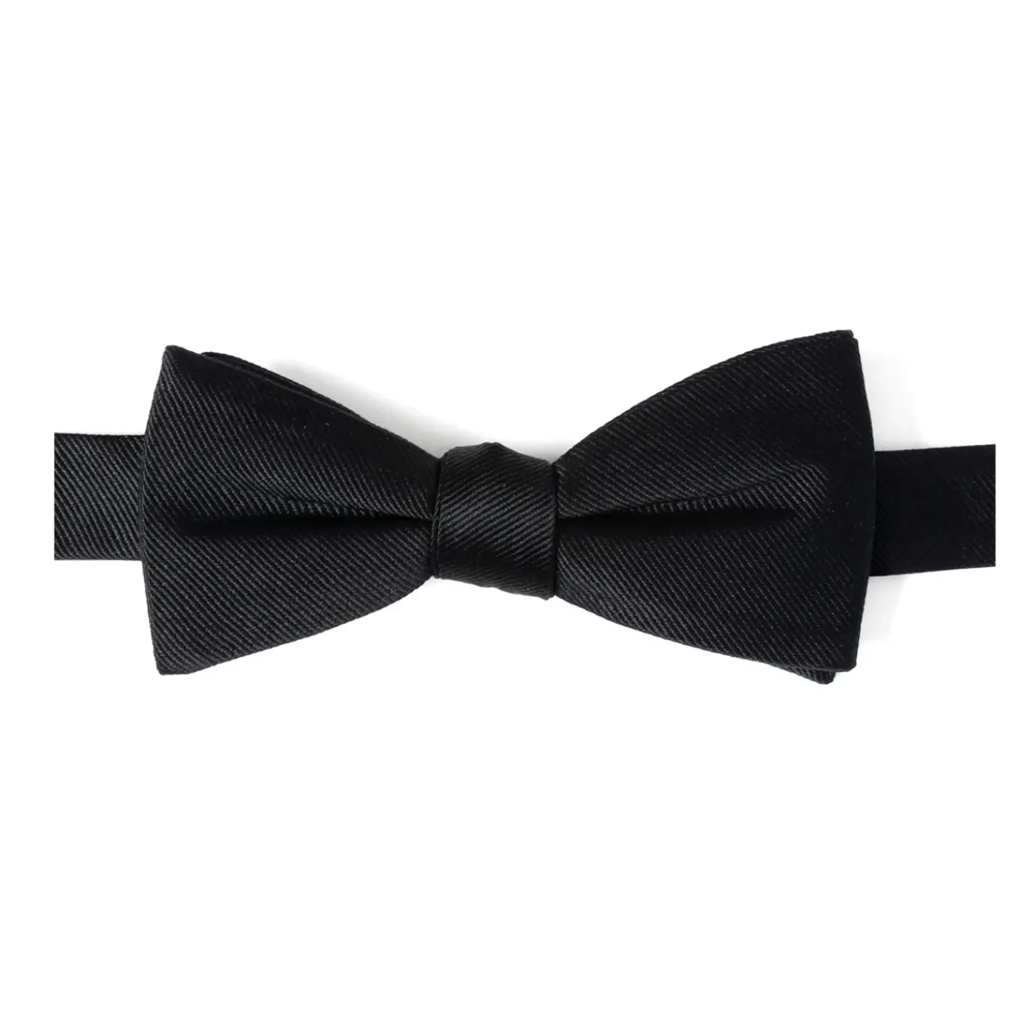 Ox and Bull Trading Co. Black Silk Bow Pre-Tie