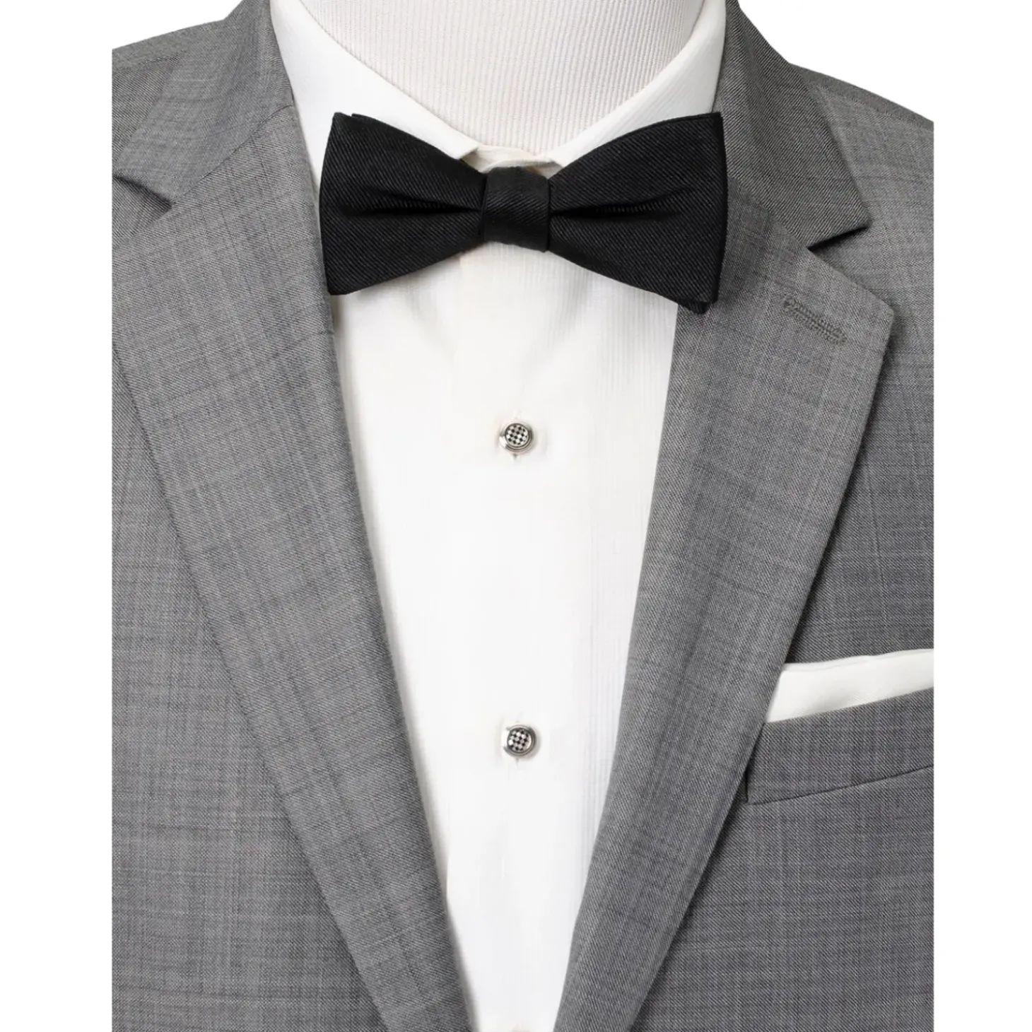 Ox and Bull Trading Co. Black Silk Bow Pre-Tie
