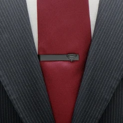 DC Comics Black Superman Tie Bar