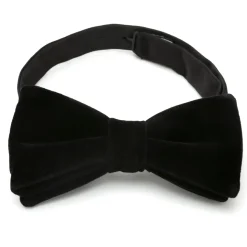 Ox and Bull Trading Co. Black Velvet Bow Tie