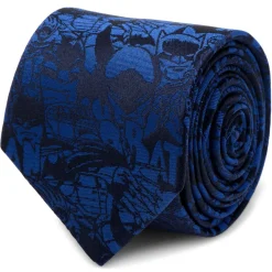 DC Comics Blue Batman Comic Tie