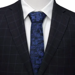 DC Comics Blue Batman Comic Tie