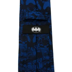 DC Comics Blue Batman Comic Tie