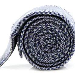 Ox and Bull Trading Co. Blue Glen Plaid Silk Tie