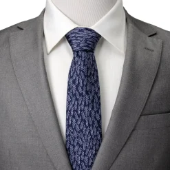 Ox and Bull Trading Co. Blue Leaf Men's Tie