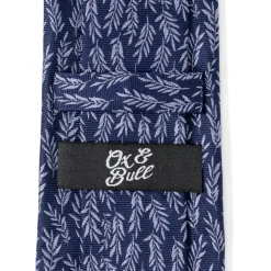 Ox and Bull Trading Co. Blue Leaf Men's Tie