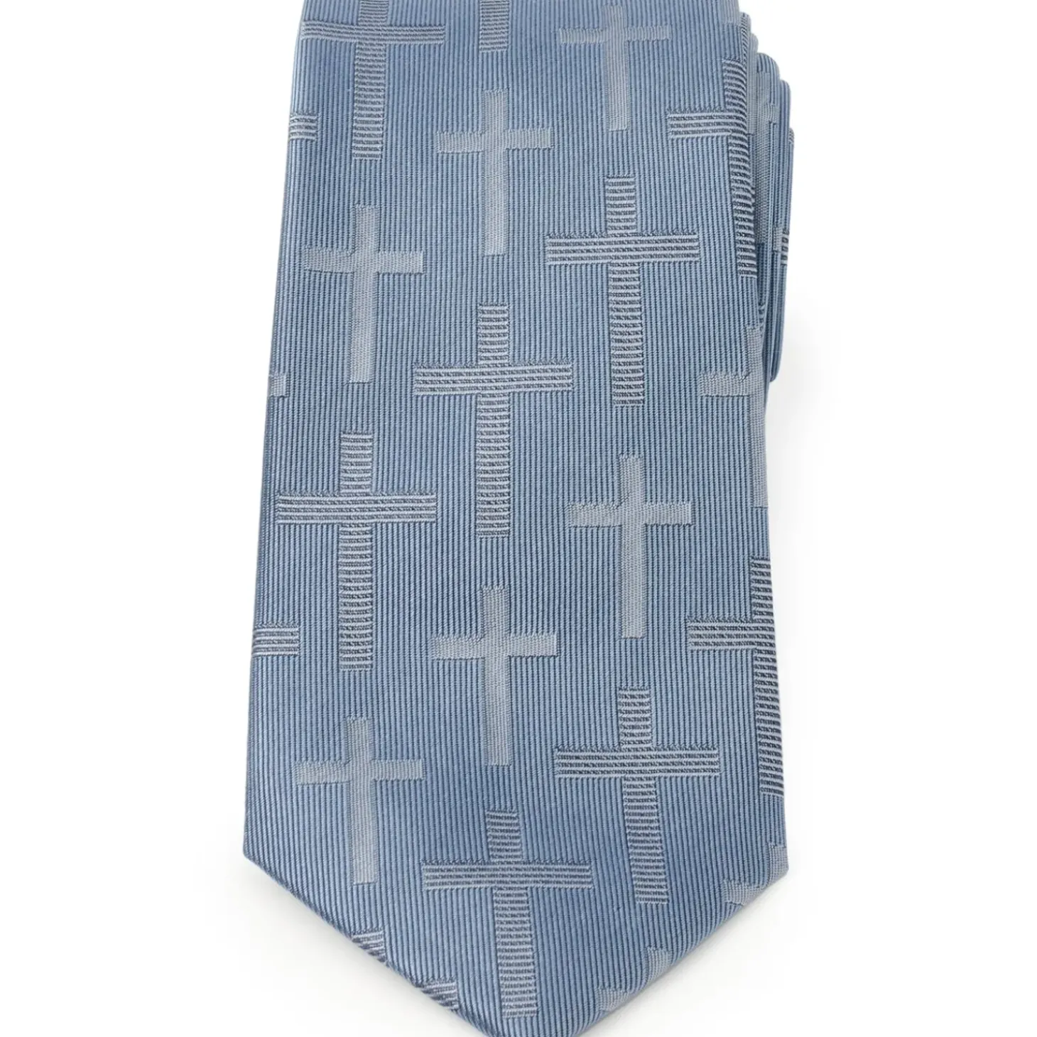 Cufflinks, Inc. Blue Textured Cross Men's Tie