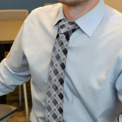 Star Wars Boba Fett Blue Plaid Mens Tie