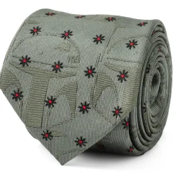 Star Wars Boba Fett Green Motif Men's Tie