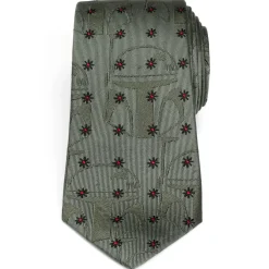 Star Wars Boba Fett Green Motif Men's Tie