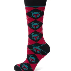 Star Wars Boba Fett Maroon Argyle Gift Set