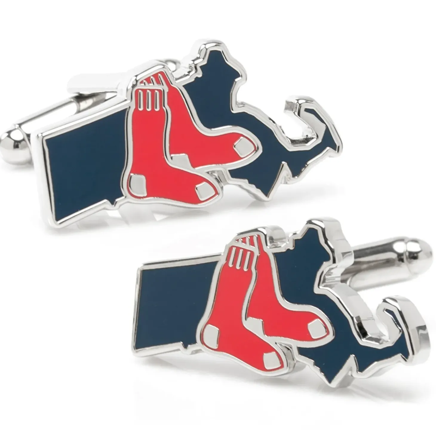 MLB Boston Red Sox State Shaped Cufflinks