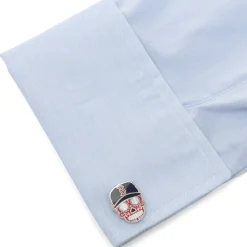 MLB Boston Red Sox Sugar Skull Cufflinks