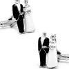JJ Weston Bride and Groom Cufflinks