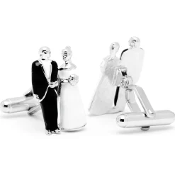 JJ Weston Bride and Groom Cufflinks