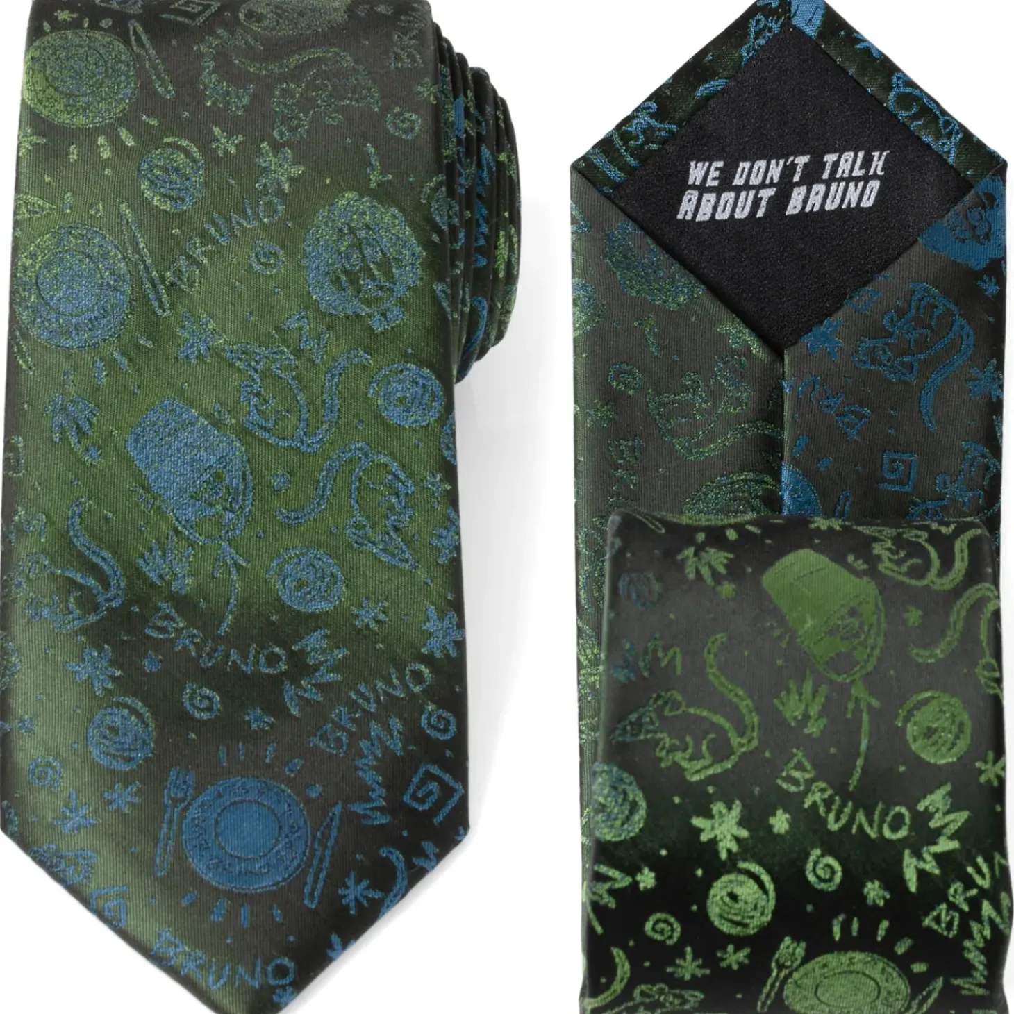 Disney Bruno Multi Black Men's Tie