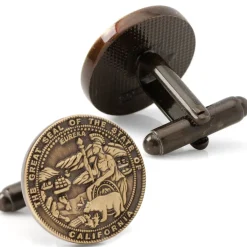 Cufflinks, Inc. California Seal Embossed Cufflink