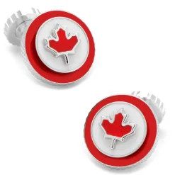 Tateossian Canada Rotating Flag Cufflinks