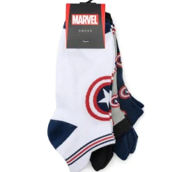 Marvel Captain America Ankle Socks 3 Pack