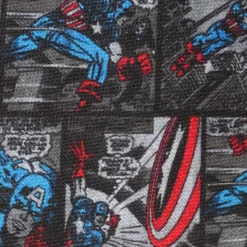 Marvel Captain America Comic Gray Men's Tie