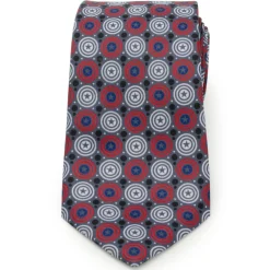 Marvel Captain America Gray Dot Men's Tie