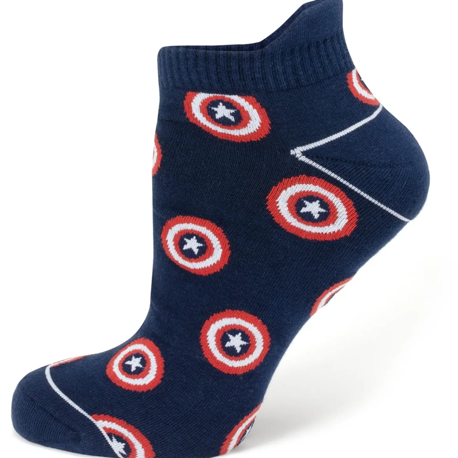 Marvel Captain America Navy Ankle Gift Set