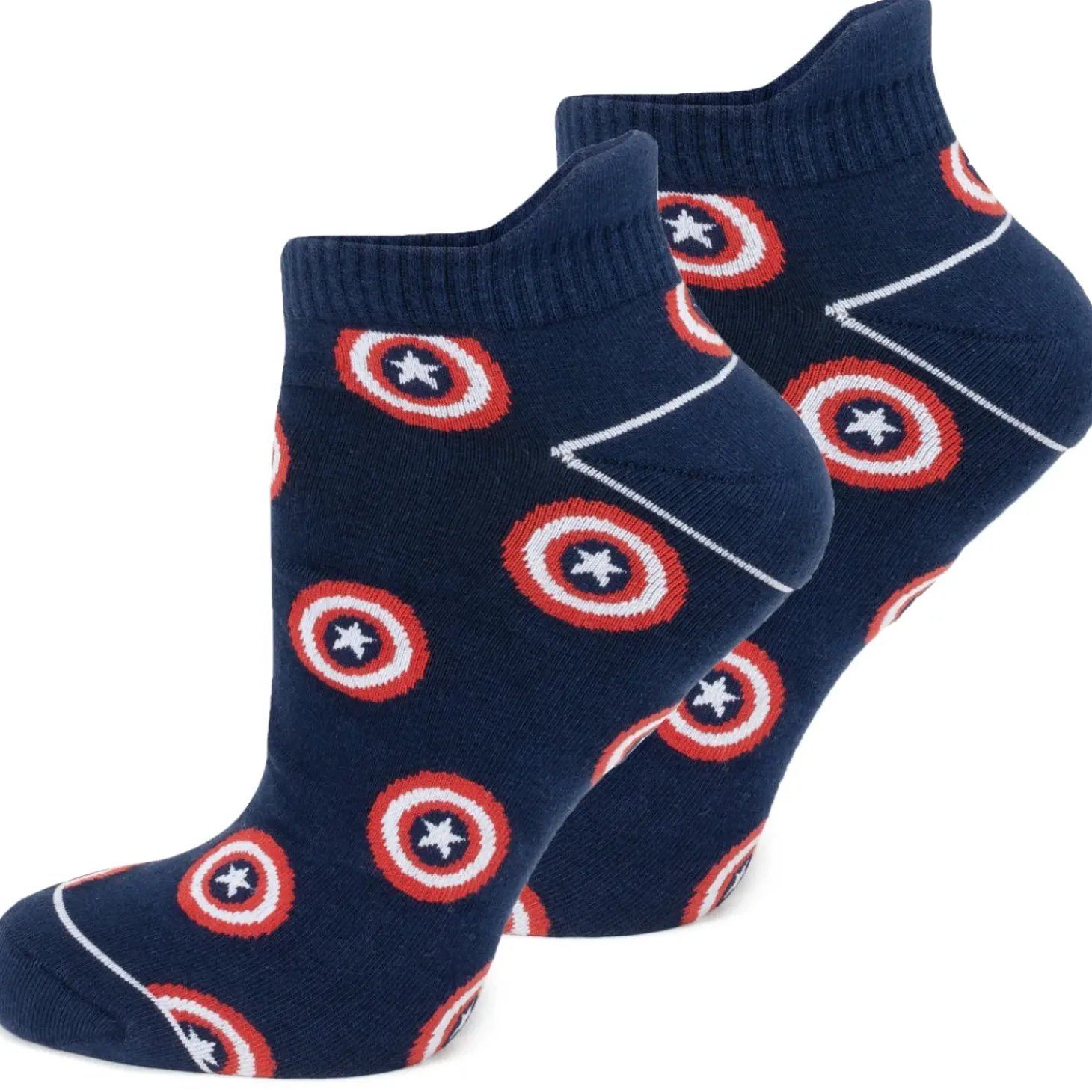 Marvel Captain America Navy Ankle Socks