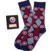 Marvel Captain America Navy Argyle Stripe Gift Set