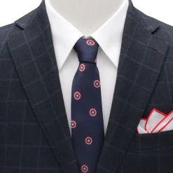 Marvel Captain America Navy Tie