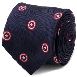 Marvel Captain America Navy Tie