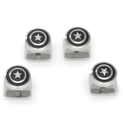 Marvel Captain America Shield Stainless Steel Studs