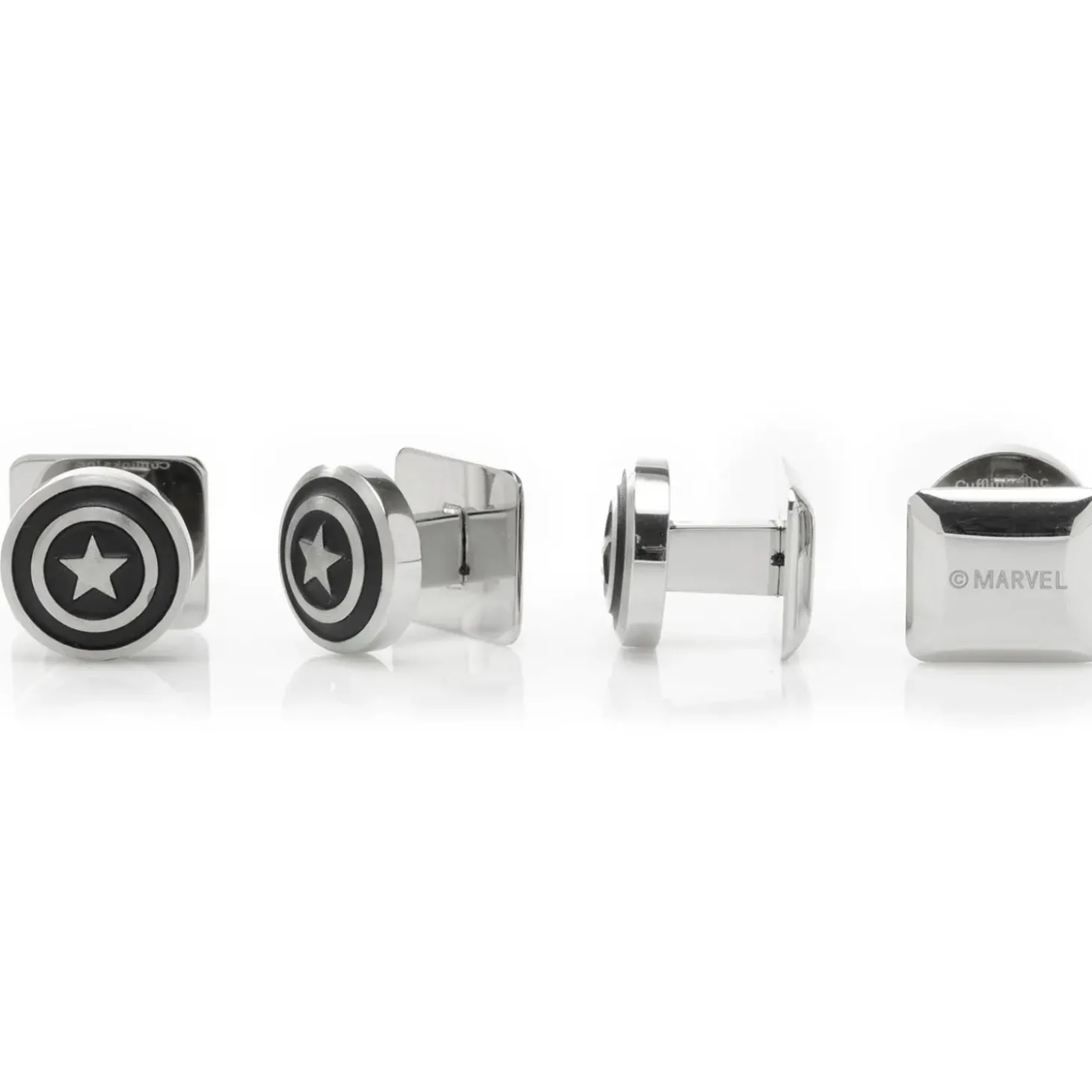 Marvel Captain America Shield Stainless Steel Studs