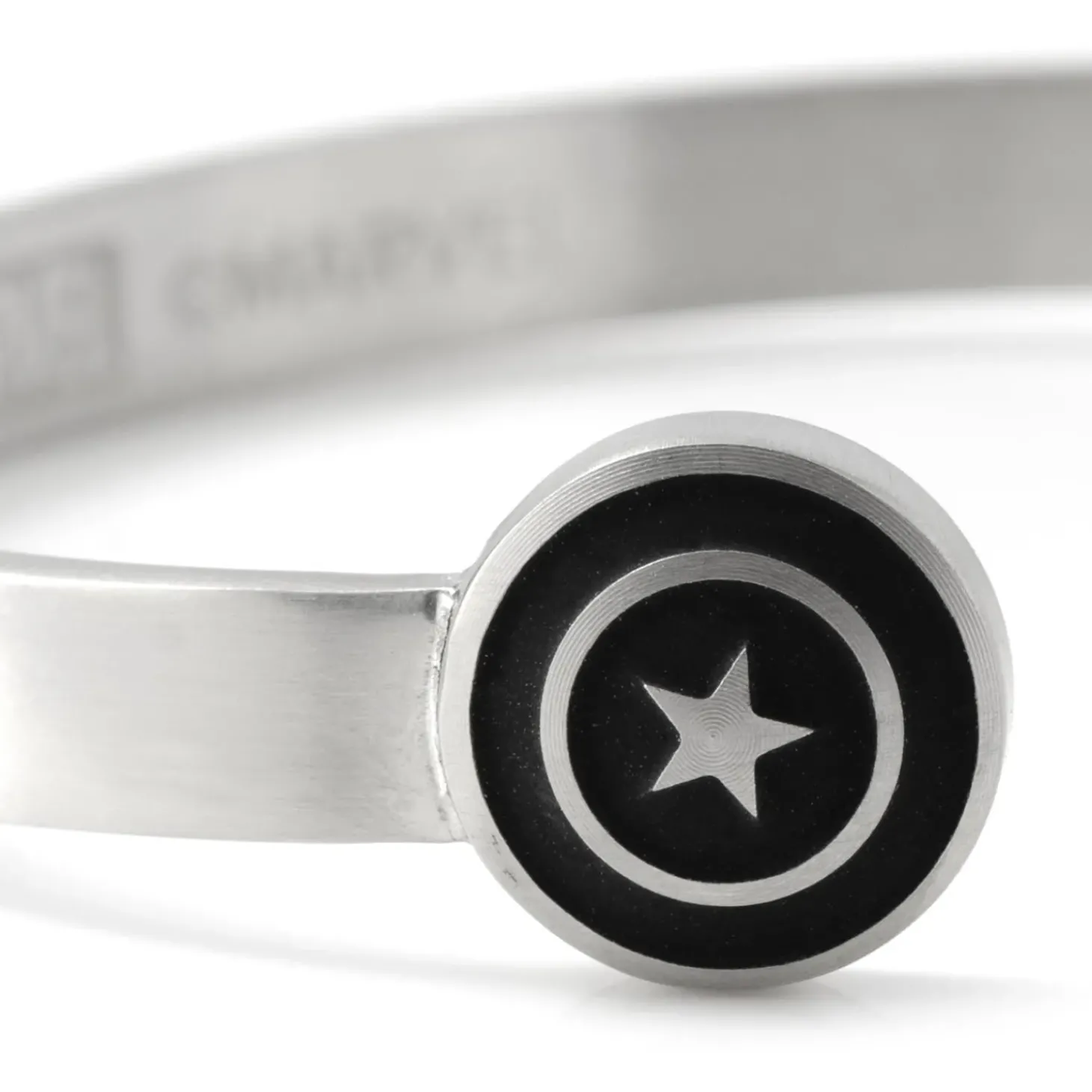 Marvel Captain America Stainless Steel Cuff Bracelet