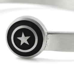 Marvel Captain America Stainless Steel Cuff Bracelet
