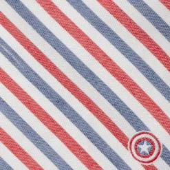 Marvel Captain America Striped White Men's Tie
