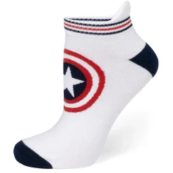Marvel Captain America White Ankle Gift Set