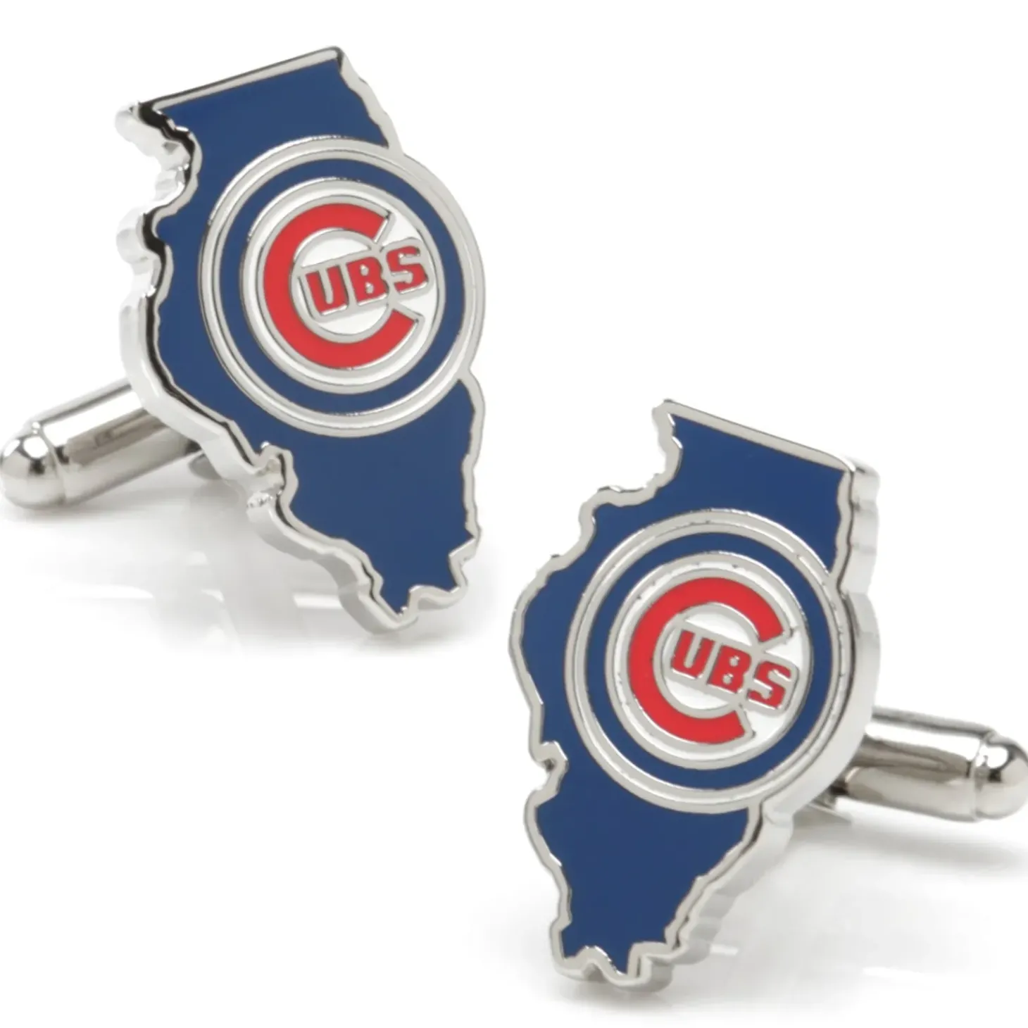 MLB Chicago Cubs State Shaped Cufflinks