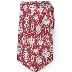 Cufflinks, Inc. Christmas Wrap Red Men's Tie