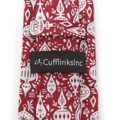 Cufflinks, Inc. Christmas Wrap Red Men's Tie