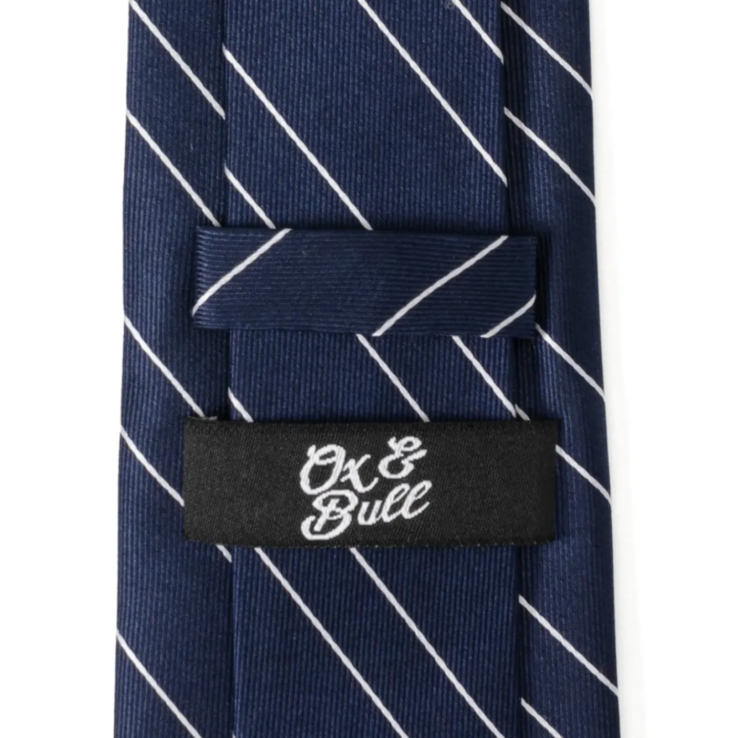 Ox and Bull Trading Co. Classic Navy Stripe Men's Tie