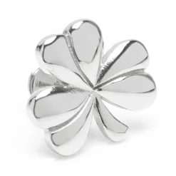 Ox and Bull Trading Co. Clover Stainless Steel Lapel Pin