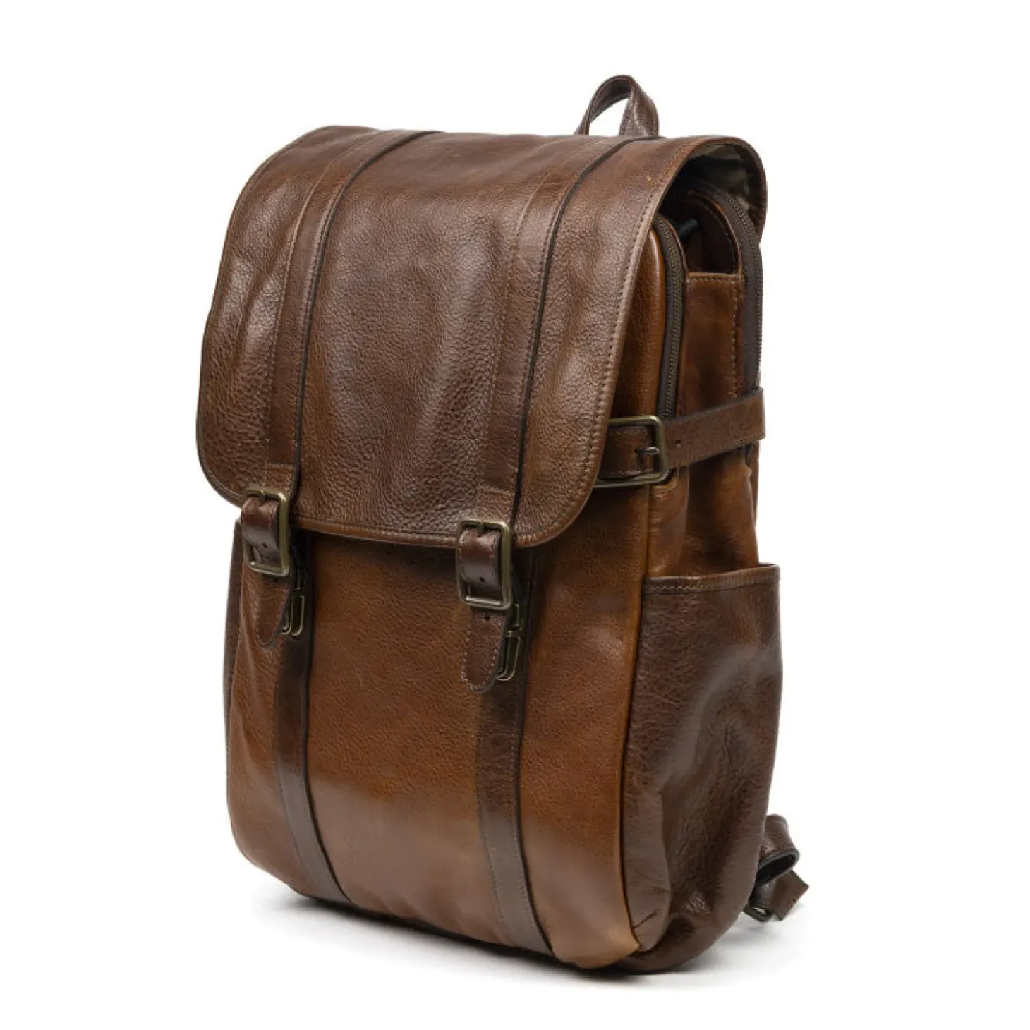 Moore & Giles CREWS BACKPACK TITAN MILLED HONEY