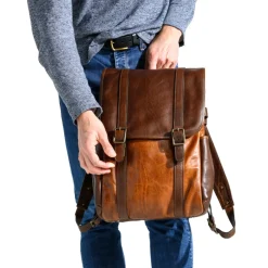 Moore & Giles CREWS BACKPACK TITAN MILLED HONEY
