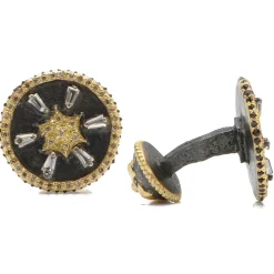 Armenta Crivelli Disc Cufflinks