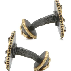 Armenta Crivelli Disc Cufflinks
