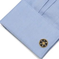Armenta Crivelli Disc Cufflinks