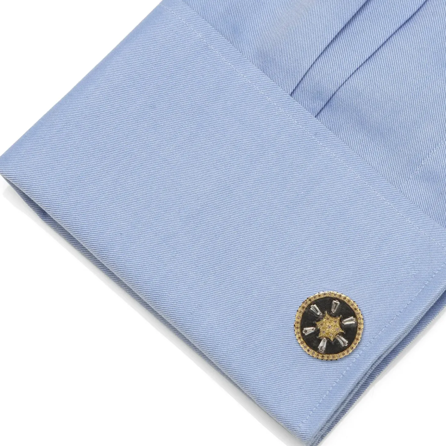 Armenta Crivelli Disc Cufflinks