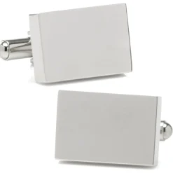 Ox and Bull Trading Co. Custom Engraved Block Photo Cufflinks