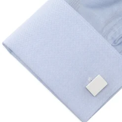 Ox and Bull Trading Co. Custom Engraved Block Photo Cufflinks