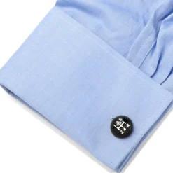 Ox and Bull Trading Co. 3D Black Gear Shifter Cufflinks